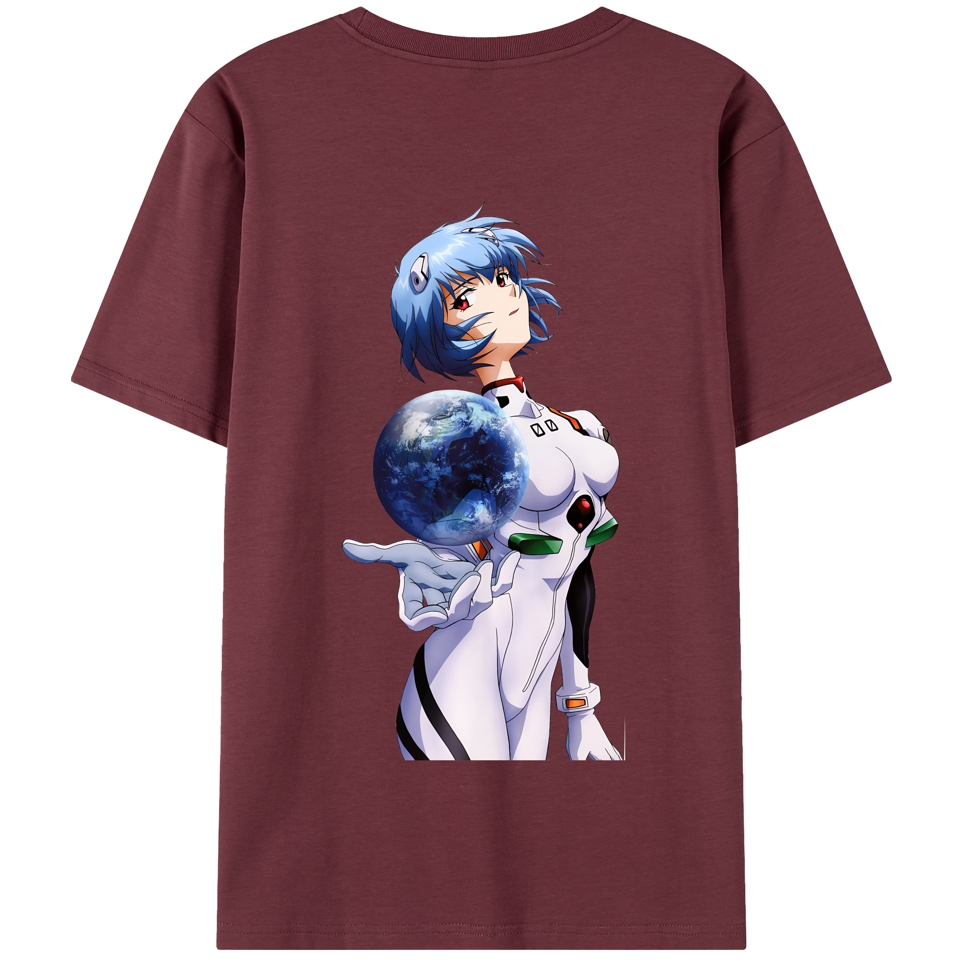 （画像用） EVA 新世紀エヴァンゲリオン 綿100％半袖Tシャツ（背面プリント）